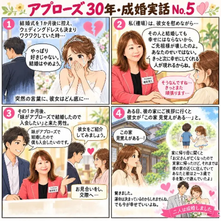 アプローズ30年・成婚実話№5