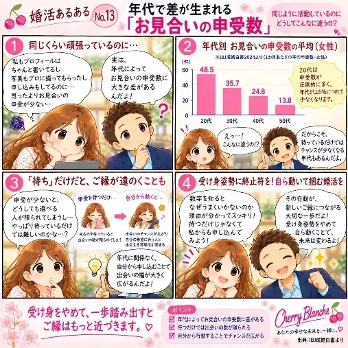Cherry Blanche 「お見合いの申受数ってどのくらいなの？」- 2