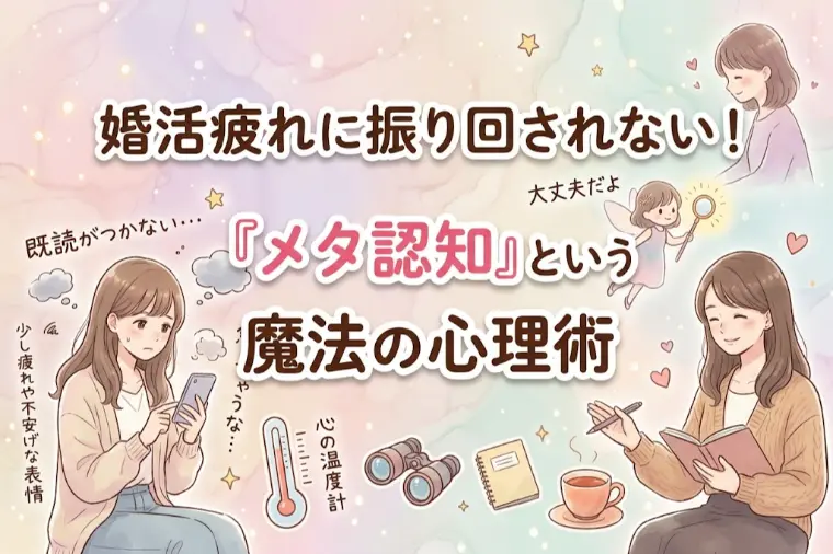 婚活疲れに振り回されない！『メタ認知』という魔法の心理術