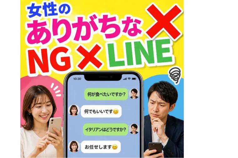 恋愛初心者の女性にありがちなNG LINE6選