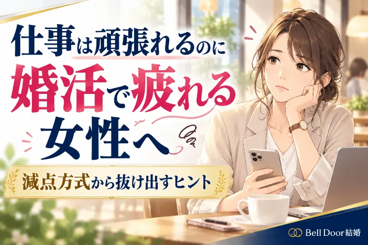 仕事は頑張れるのに婚活で疲れる女性へ