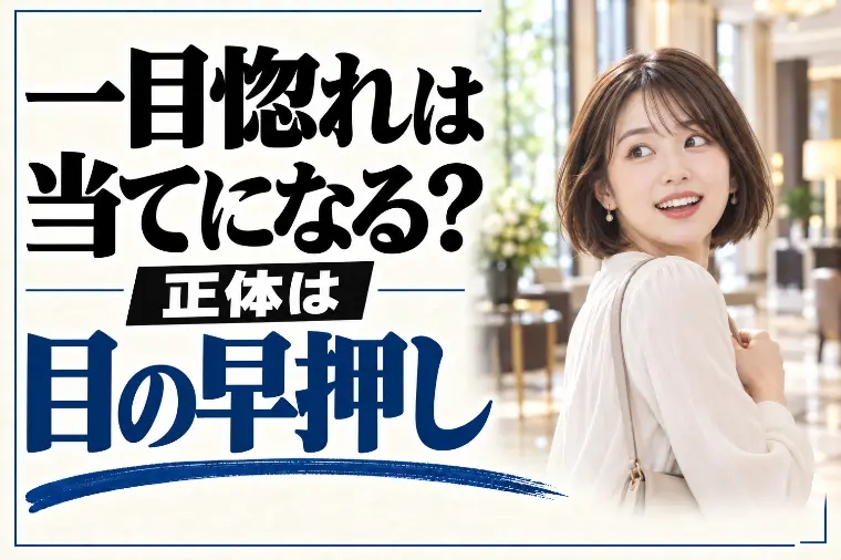 一目惚れは当てになる？正体は目の早押し