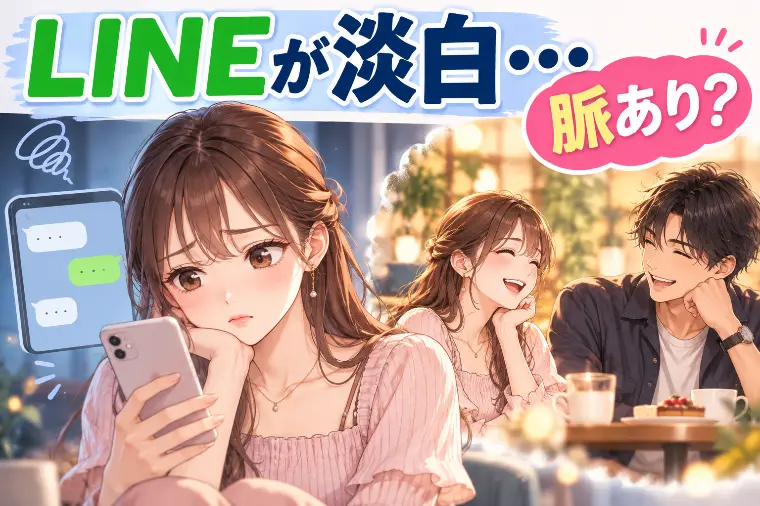 デートは楽しいのにLINEが淡白！脈あり・脈なしの見極め