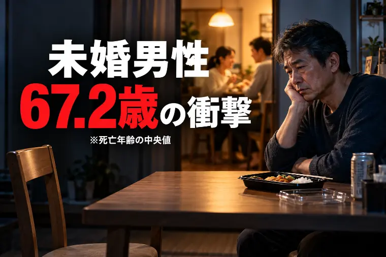 未婚男性 67.2歳の衝撃