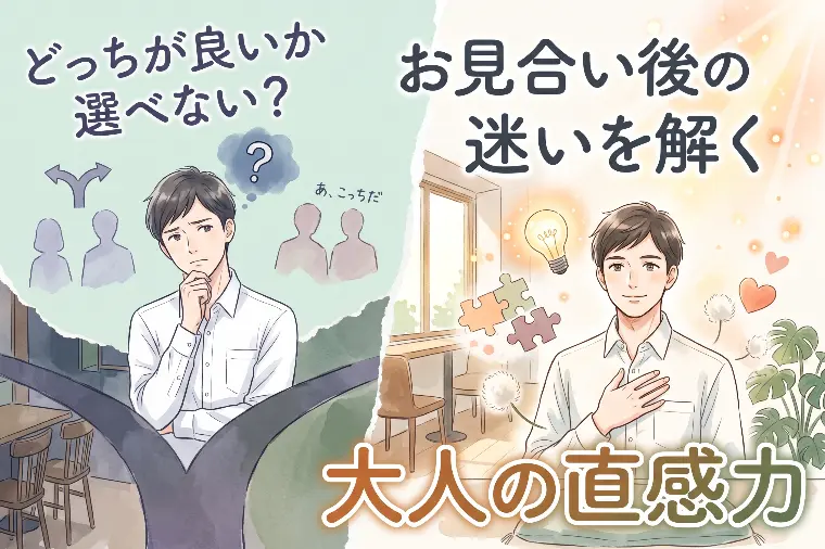 選べない？お見合い後の迷いを解く大人の直感