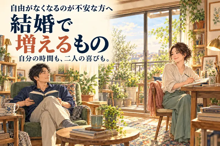 自由がなくなるのが不安な方へ｜結婚で増えるもの