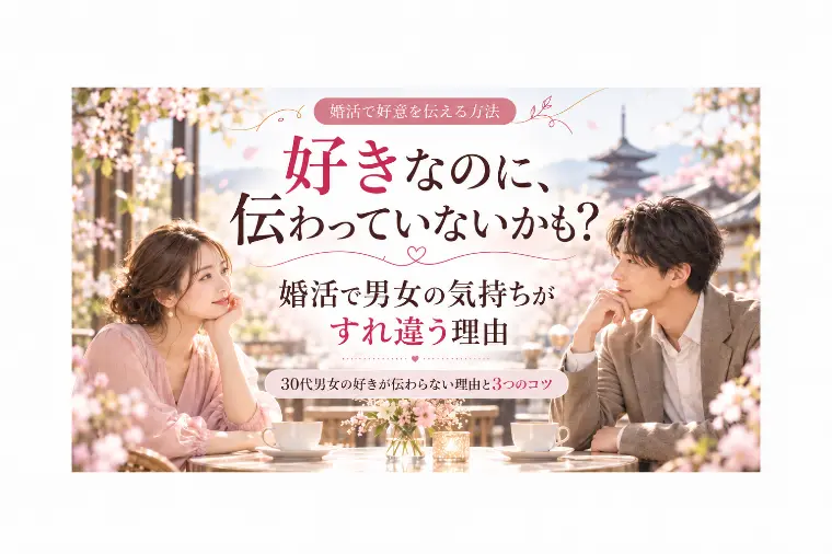  好きなのに伝わらない？婚活で男女がすれ違う理由