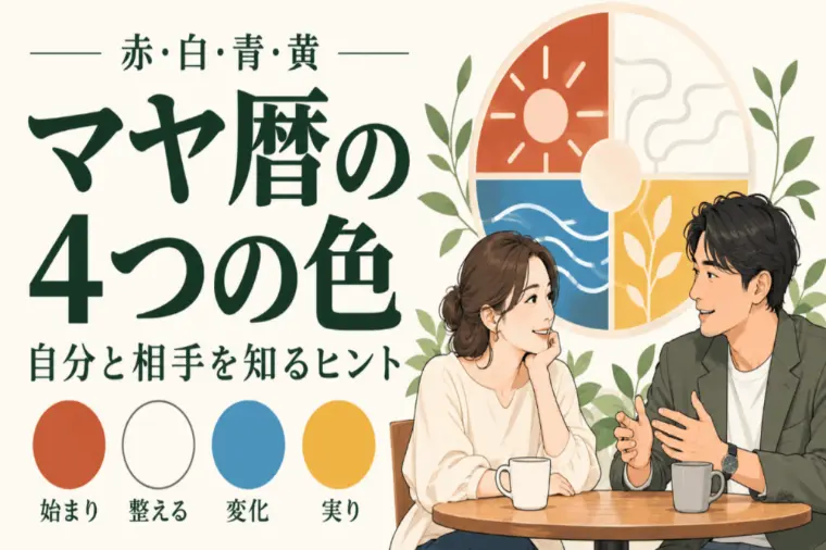 マヤ暦の4つの色！赤白青黄の意味と婚活への活かし方