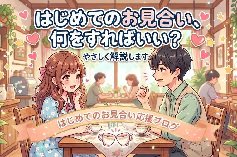 はじめてのお見合い、何をすればいい?やさしく解説します