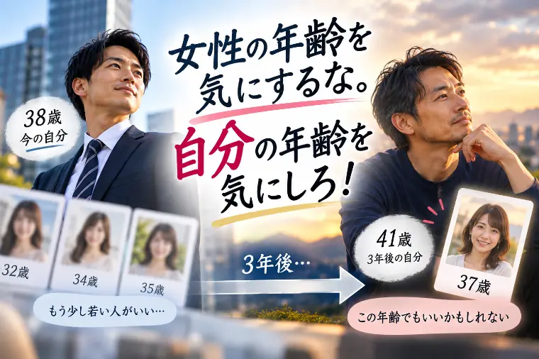 女性の年齢を気にするな。自分の年齢を気にしろ！