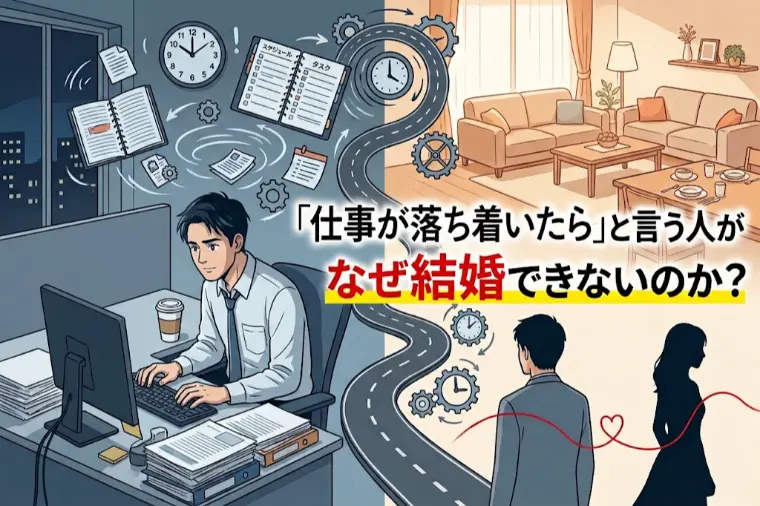 「仕事が落ち着いたら」と言う人が、なぜ結婚できないのか？