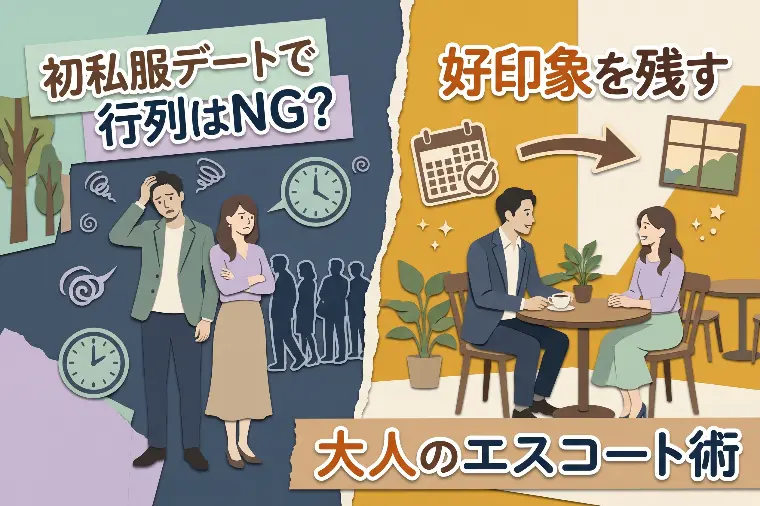 初私服デートで行列はNG？好印象を残す大人のエスコート術