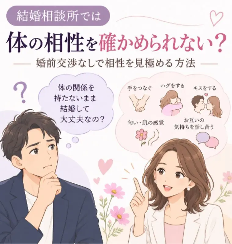  結婚相談所では体の相性を確かめられない？