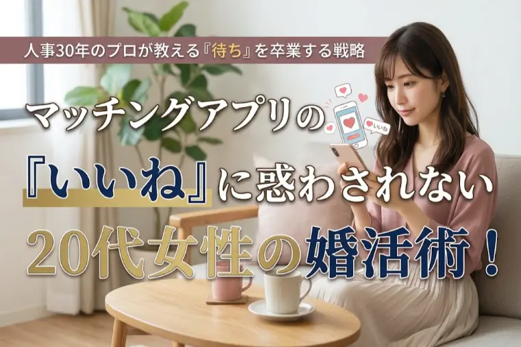 マッチングアプリの『いいね』に惑わされない20代女性婚活