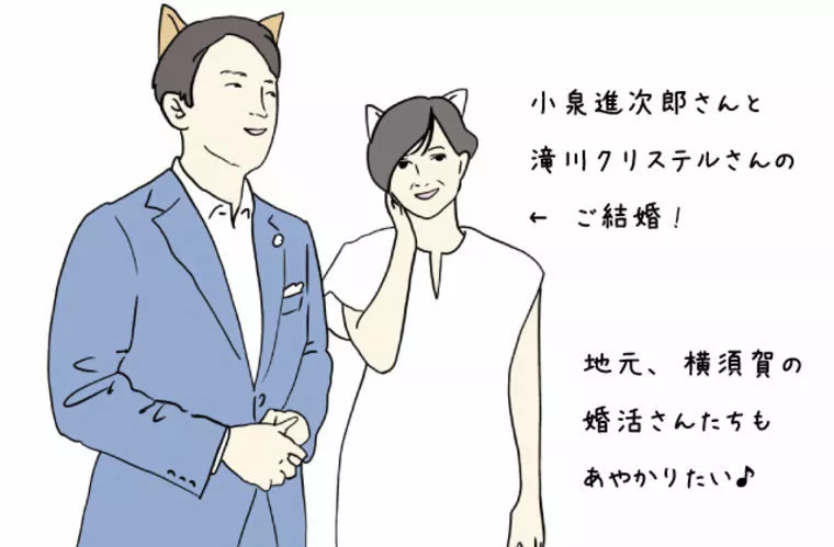 小泉進次郎さんと滝川クリステルさんのご結婚と地元横須賀