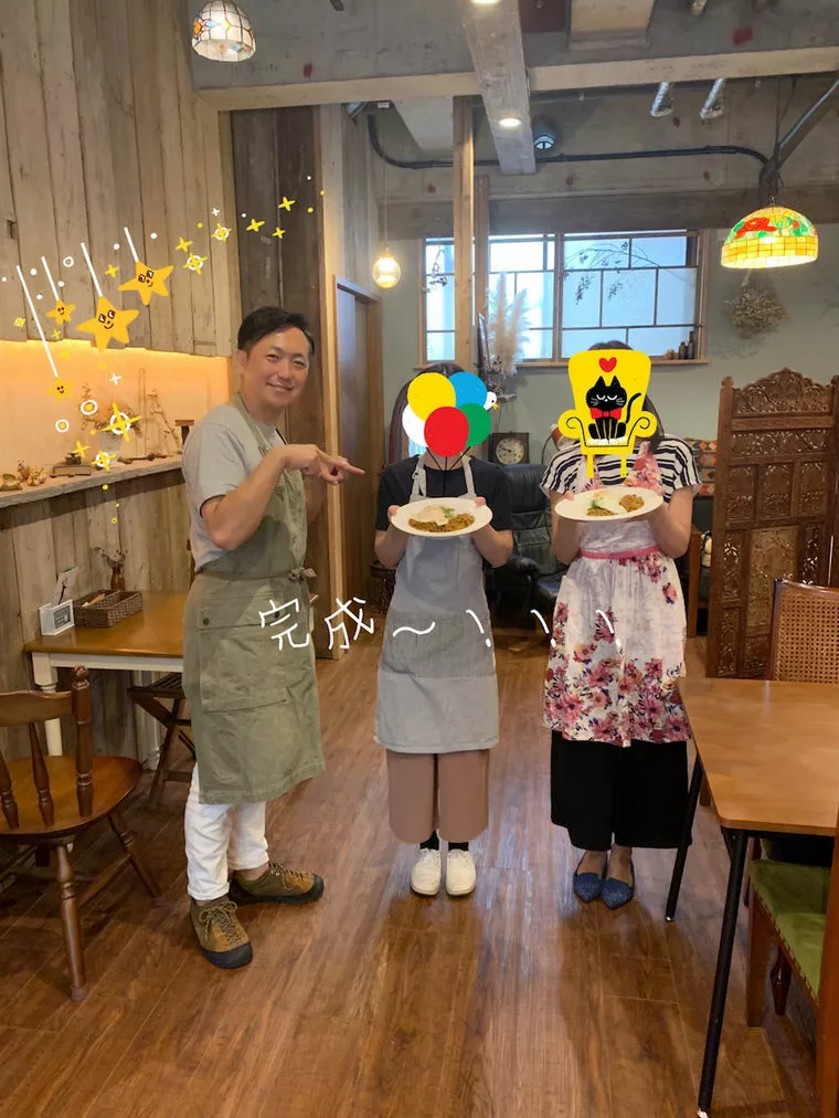 料理教室で賑やかでした！