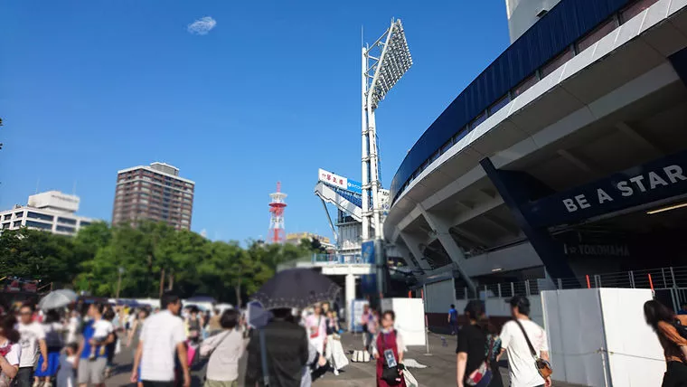 TUBEチューブサマーコンサートin横浜スタジアムの前に