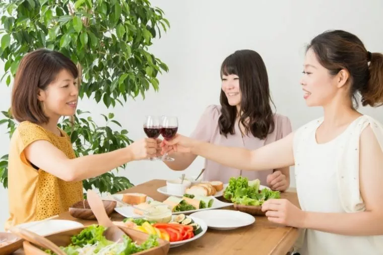 成婚者を囲んでの女子会🎵