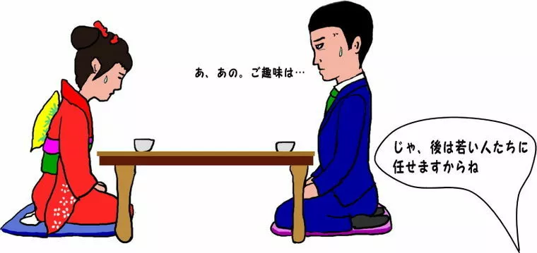 男性編　お見合いコミュニケーション♪　☆大切☆