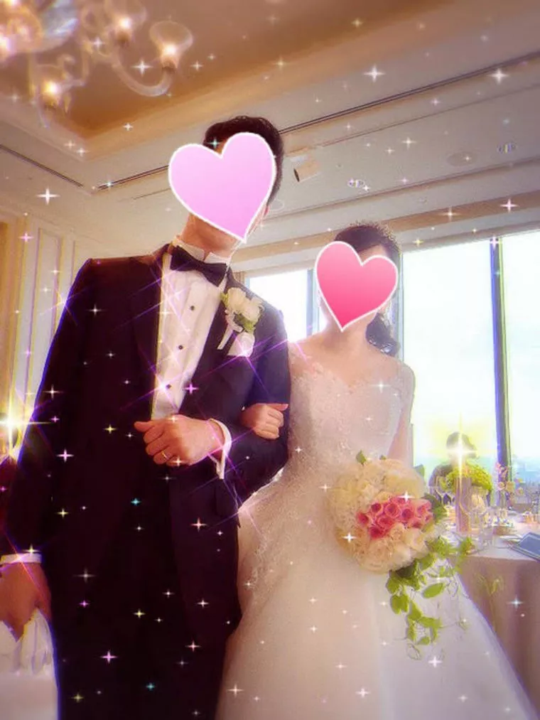 他社では結婚できなかった彼から挙式報告！