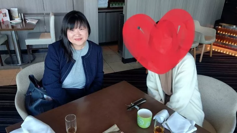 成婚退会される会員さんと。
