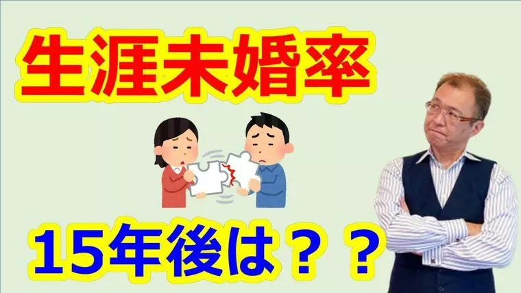15年後の生涯未婚率は？