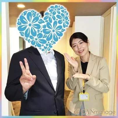 名古屋 結婚相談所 CAN mariage 名古屋新栄店「40代男性＆30代女性『自社内カップル』運命の出逢い♡」-3