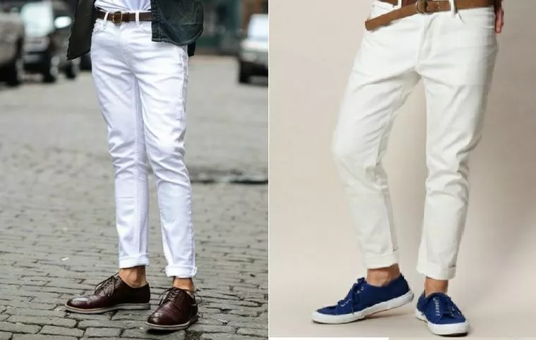 冬場でも男性は、白パンでデートに行け！！