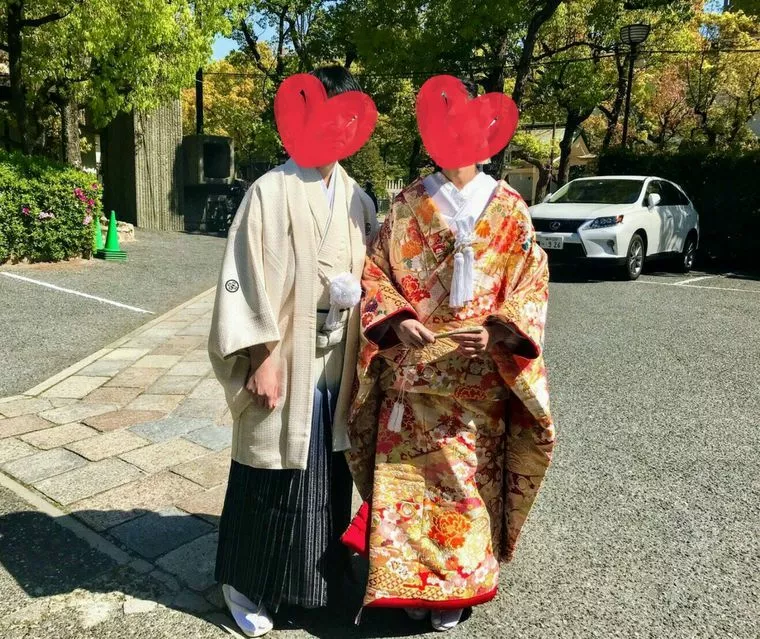 結婚式を挙げました。