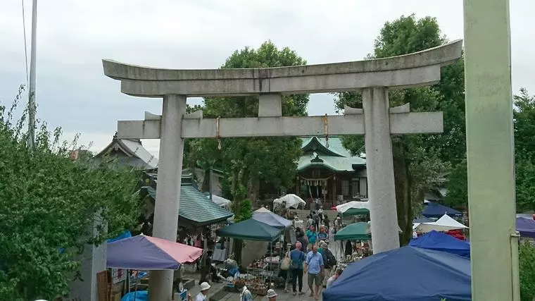 町田天満宮のがらくた骨董市