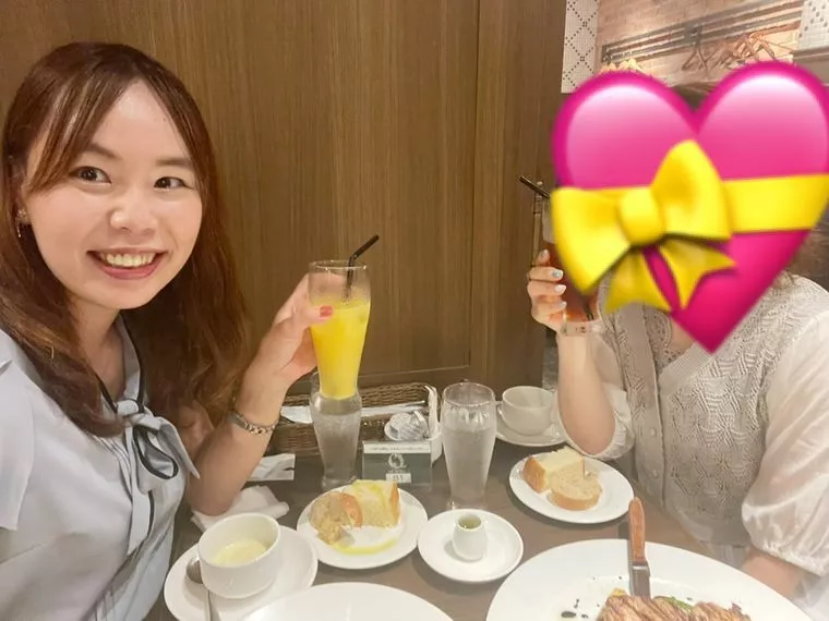 会員様とのランチミーティング♡