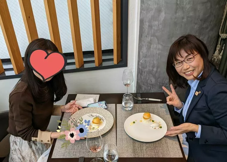 幸せいっぱい♡成婚お祝いランチ会