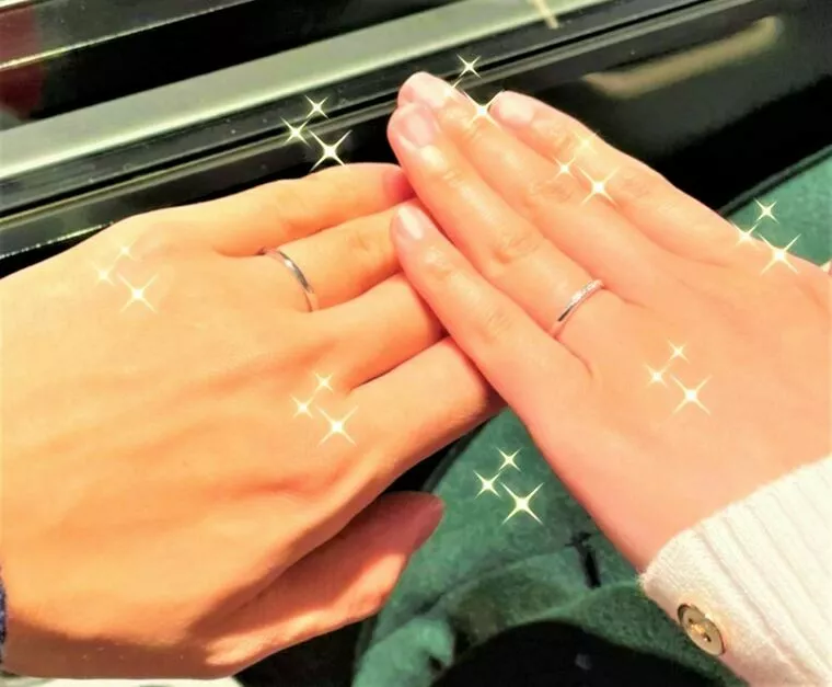 【結婚指輪】…ご成婚退会された会員様から届いた幸せな報告