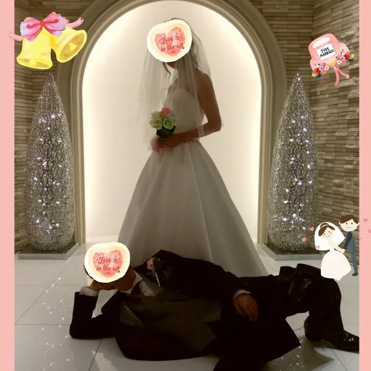 結婚式の写真が届きました。