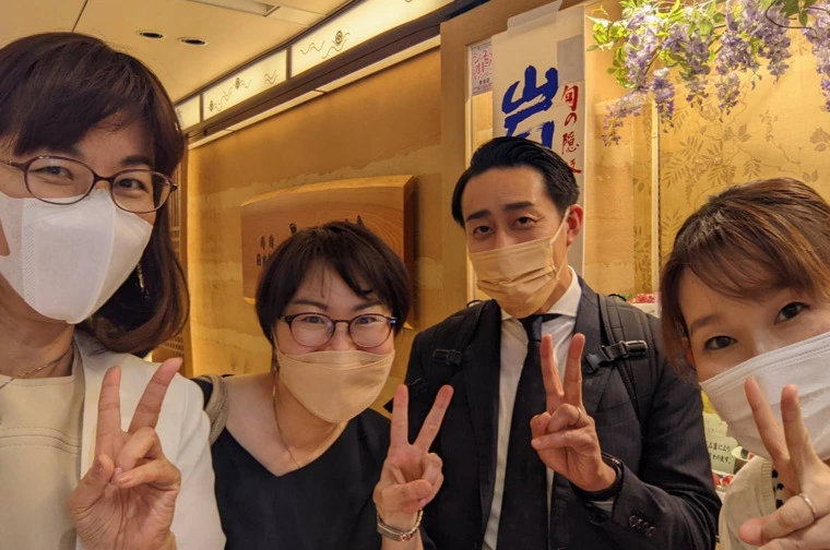 初めてスタッフ４人が揃った日