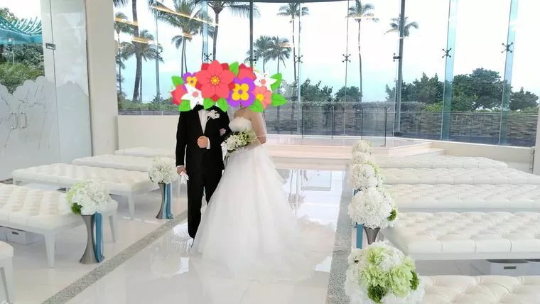 成婚退会されたお二人の結婚式のお写真をいただきました！！