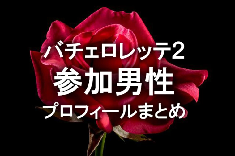 バチェロレッテ２の参加男性プロフィール