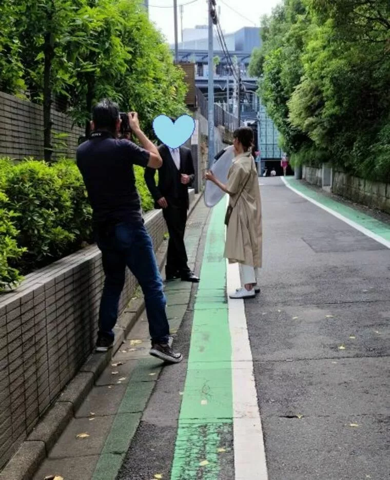 本日も通り雨がありましたがお写真撮影の同行へ！