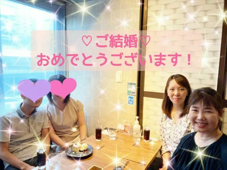 40代女性さまの退会お祝い会をしました！