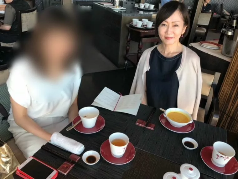 幸せなご結婚をされた元会員さんとの食事