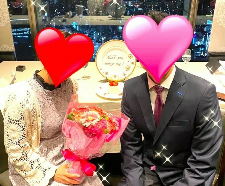 40代男性会員様…最愛の彼女に『プロポーズ。』大成功！！