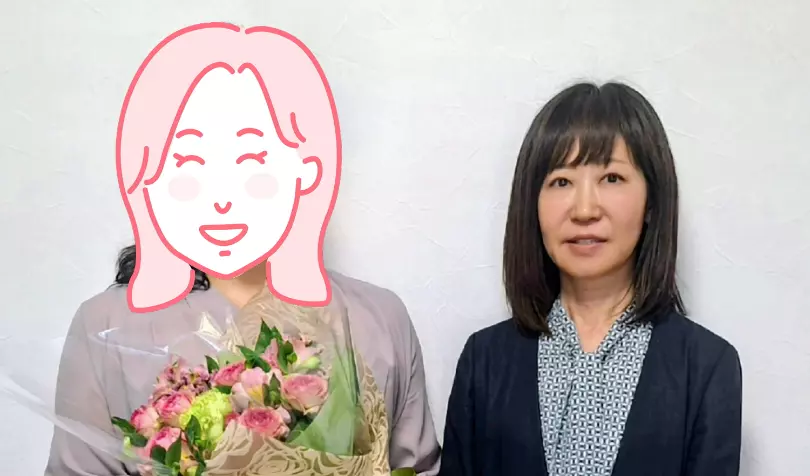 で婚活した30代前半女性の画像