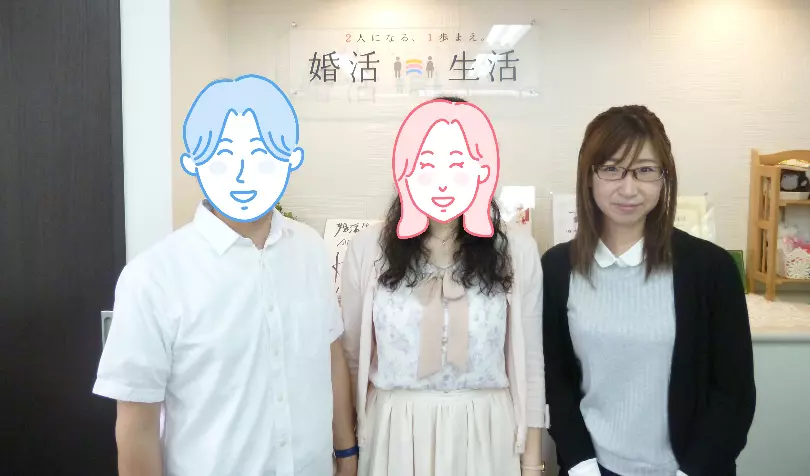 婚活生活で婚活した40代後半男性の画像