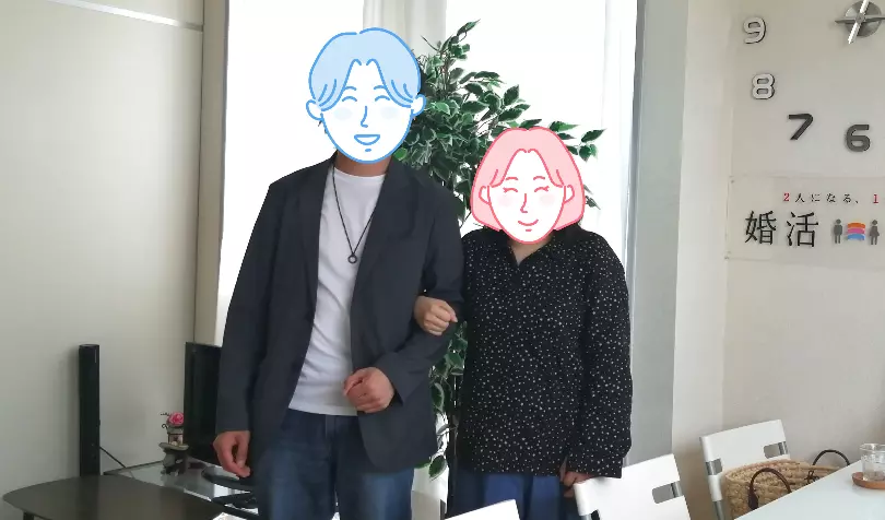 婚活生活で婚活した20代後半男性の画像