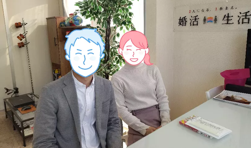 婚活生活で婚活した30代前半女性の画像