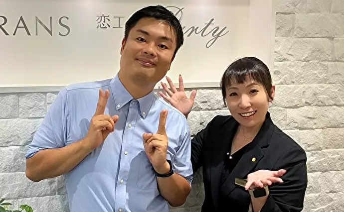 ブランズ広島サロンで婚活した30代前半男性の画像4