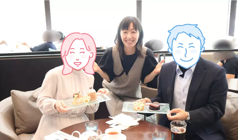 P!っと縁結びで婚活した40代後半女性の画像