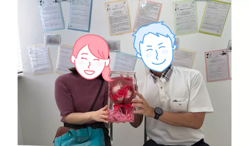 関西ブライダル 神戸明石店 ベルノースで婚活した30代前半男性の画像