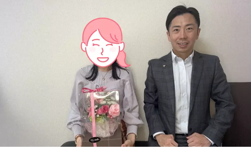 グッドラックステージで婚活した20代後半女性の画像