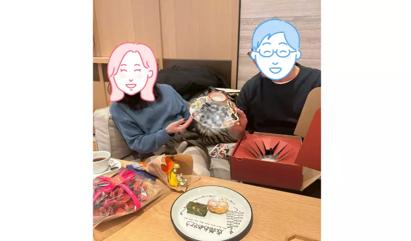 で婚活した40代前半女性の画像